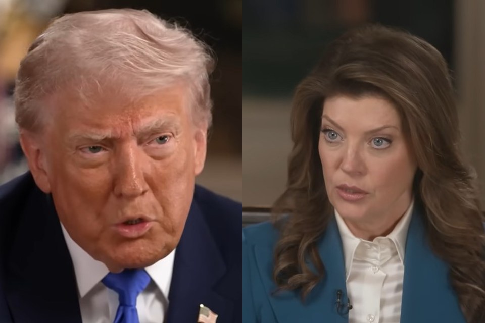Donald Trump Norah O’Donnell Epstein Manifesto