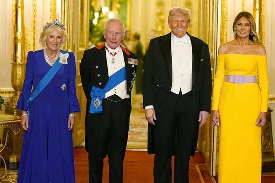 Queen Camilla King Charles Donald Trump Melania Trump Visit