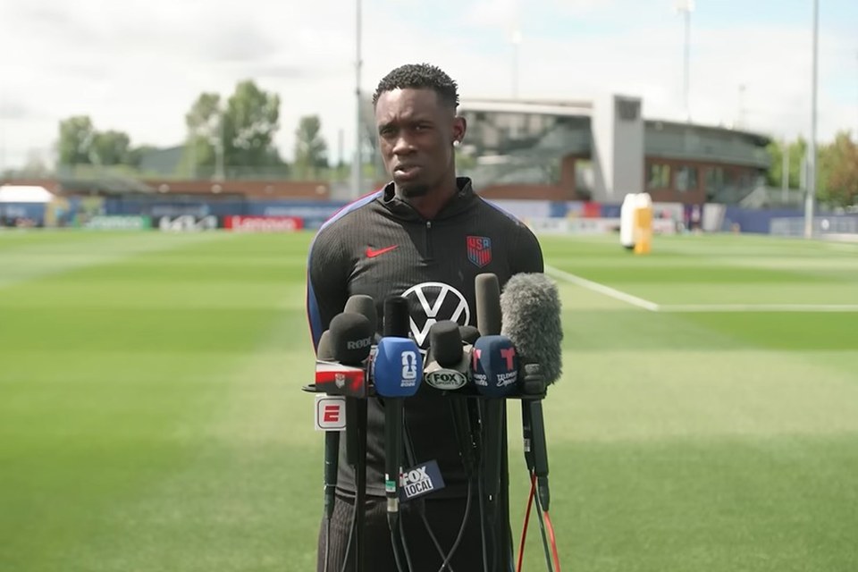 Folarin Balogun Donald Trump Red Card FIFA World Cup